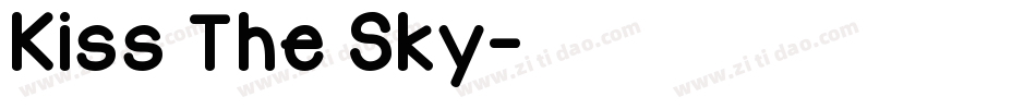 Kiss The Sky字体转换